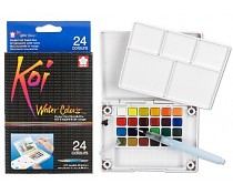 Koi Watercolor Field Sketch Box Set - 24 Color Palette