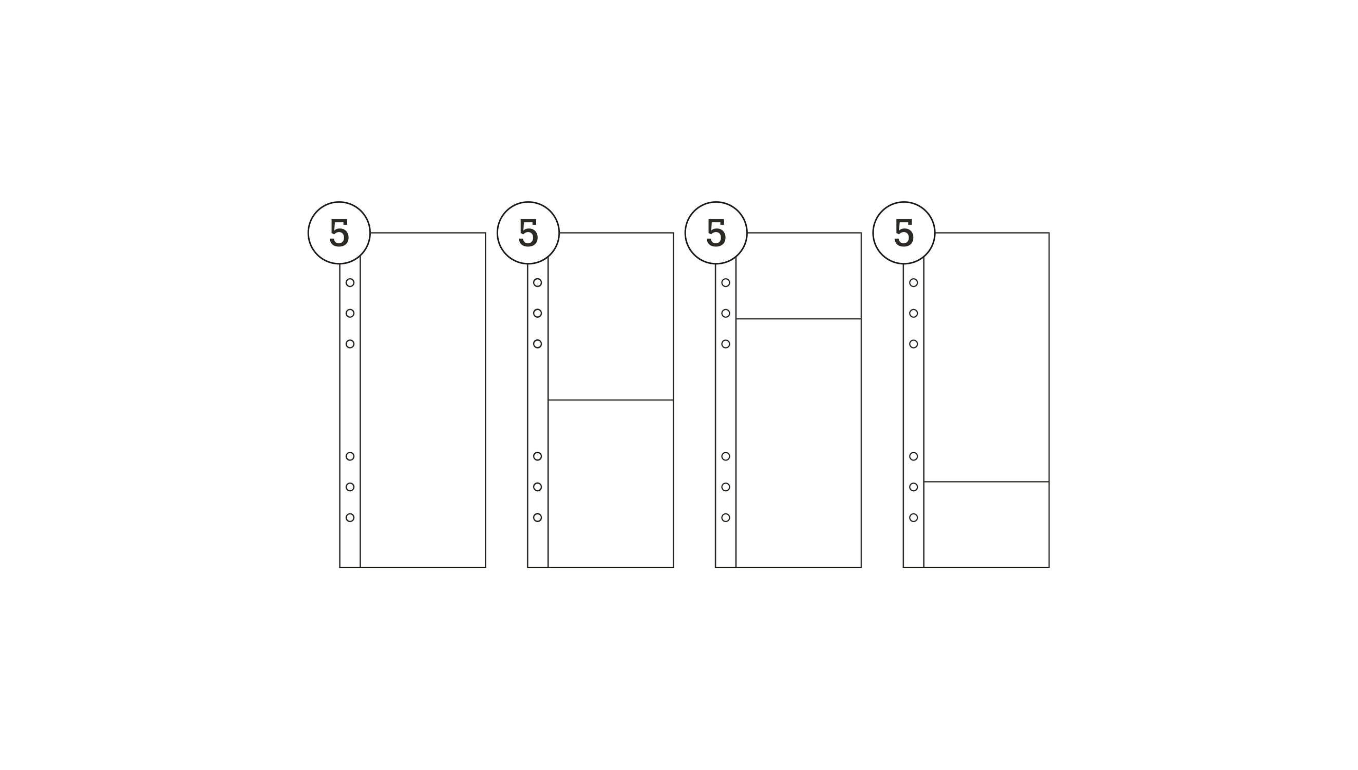 3x8 Page Protector Combo Pack - Travel Collection 2020