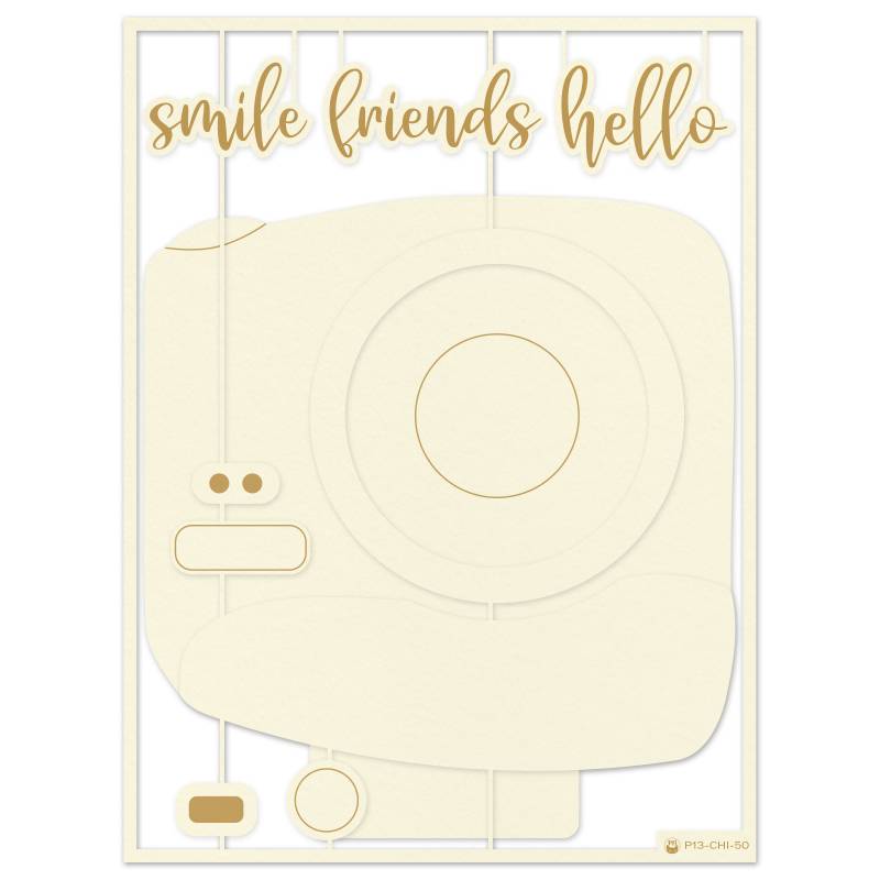 Album Base Photo - Light Chipboard