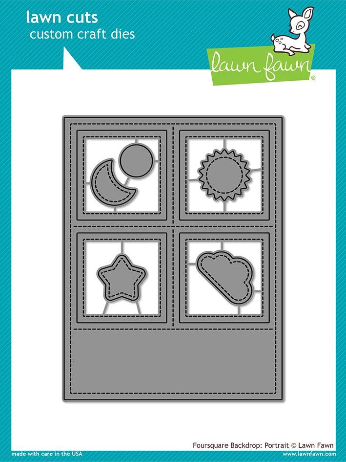 Foursquare Backdrop: Portrait - Lawn Cuts Foursquare Backdrop: Portrait - Lawn Cuts