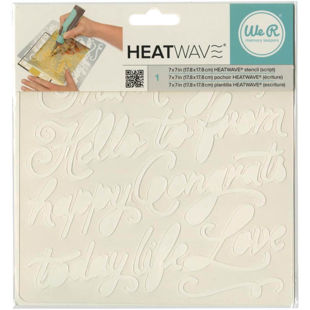 Script - Heatwave Stencil Script - Heatwave Stencil