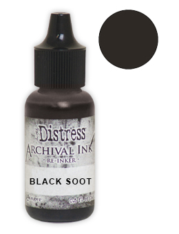 Black Soot - Distress Archival Ink - Ranger Black Soot - Distress Archival Ink - Ranger
