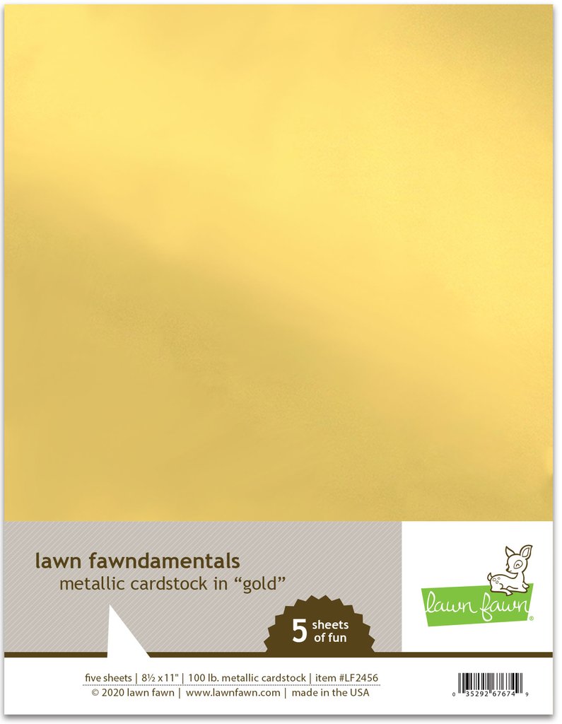 Metallic Cardstock - Gold