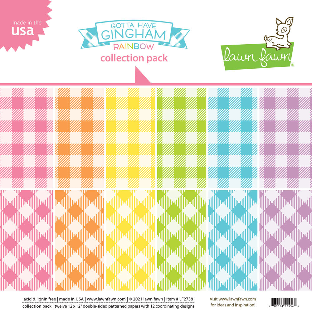 Gotta Have Gingham Rainbow - Collection Pack