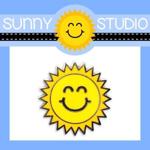 Sunshine Logo - Enamel Pin - Sunny Studio Stamps