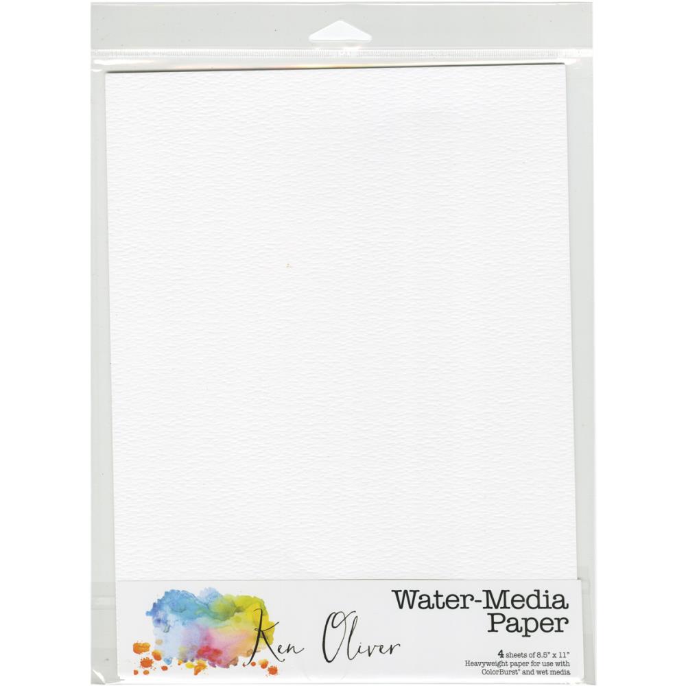 Ken Oliver Water- Media Paper 8.5"X11"
