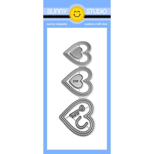 Window Trio Heart Landscape - Dies