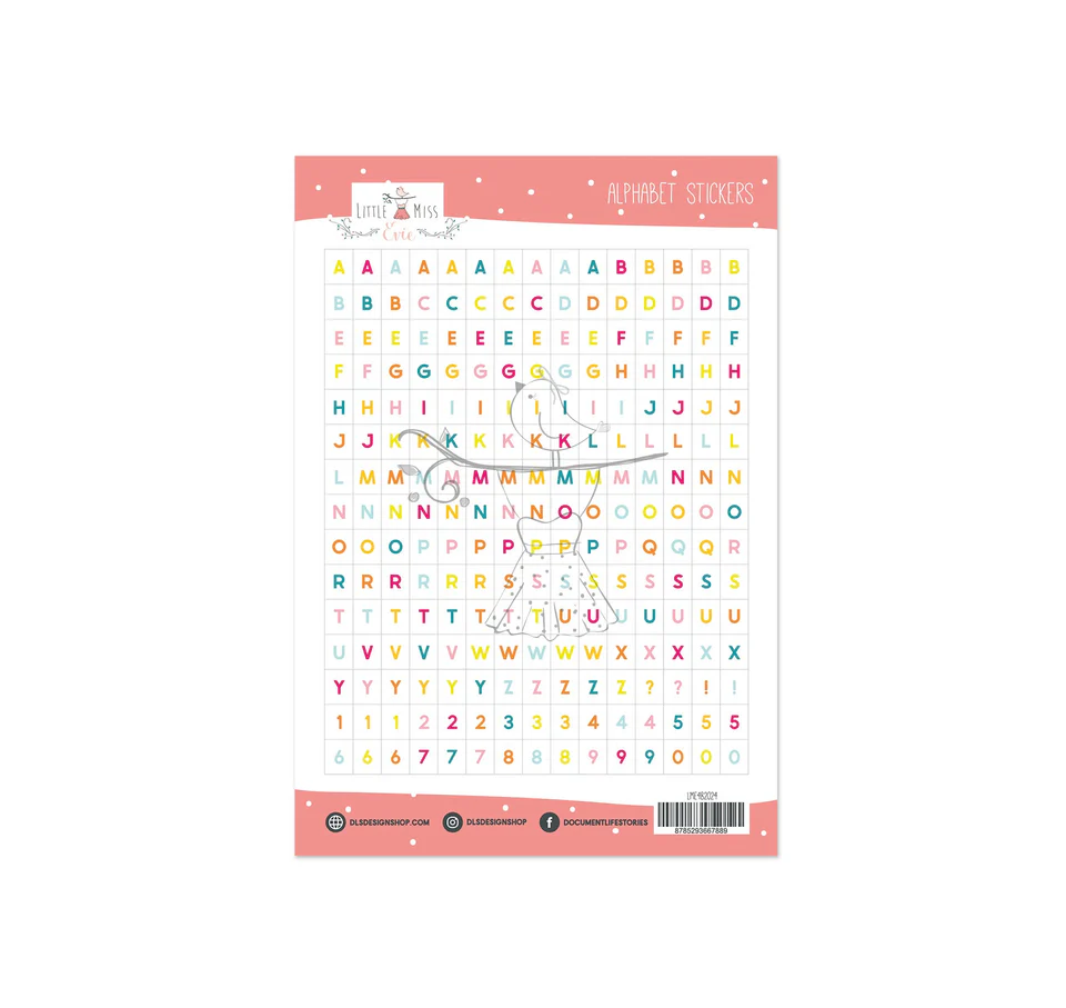 Alphabet Stickers Coco - It's A Party Alphabet Stickers Coco - It's A Party