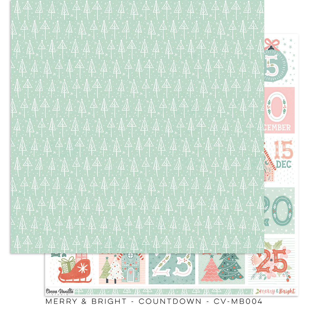 Countdown - Paper - MERRY & BRIGHT - Joy To The World Countdown - Paper - MERRY & BRIGHT - Joy To The World