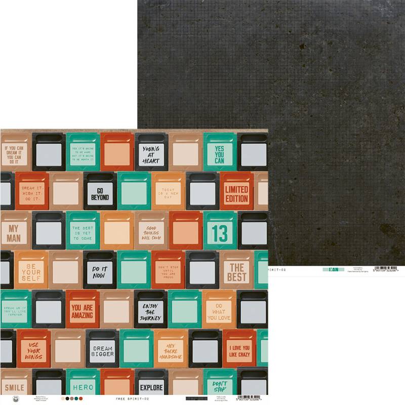 Paper 02 - 12"x12" - Free Spirit Paper 02 - 12"x12" - Free Spirit