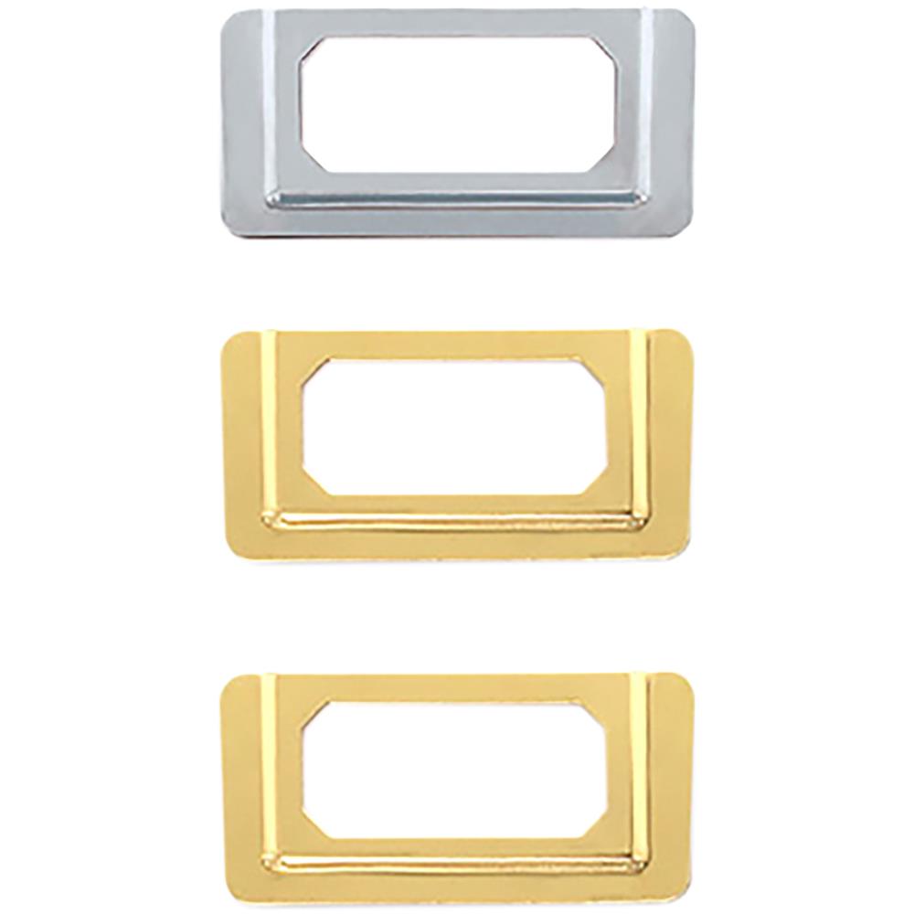 LabelIT .75" Bookplates 4/Pkg - We R Memory Keepers - Silver & Gold LabelIT .75" Bookplates 4/Pkg - We R Memory Keepers - Silver & Gold