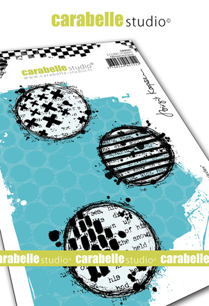 Textured circles by Birgit Koopsen - Cling Stamp A6