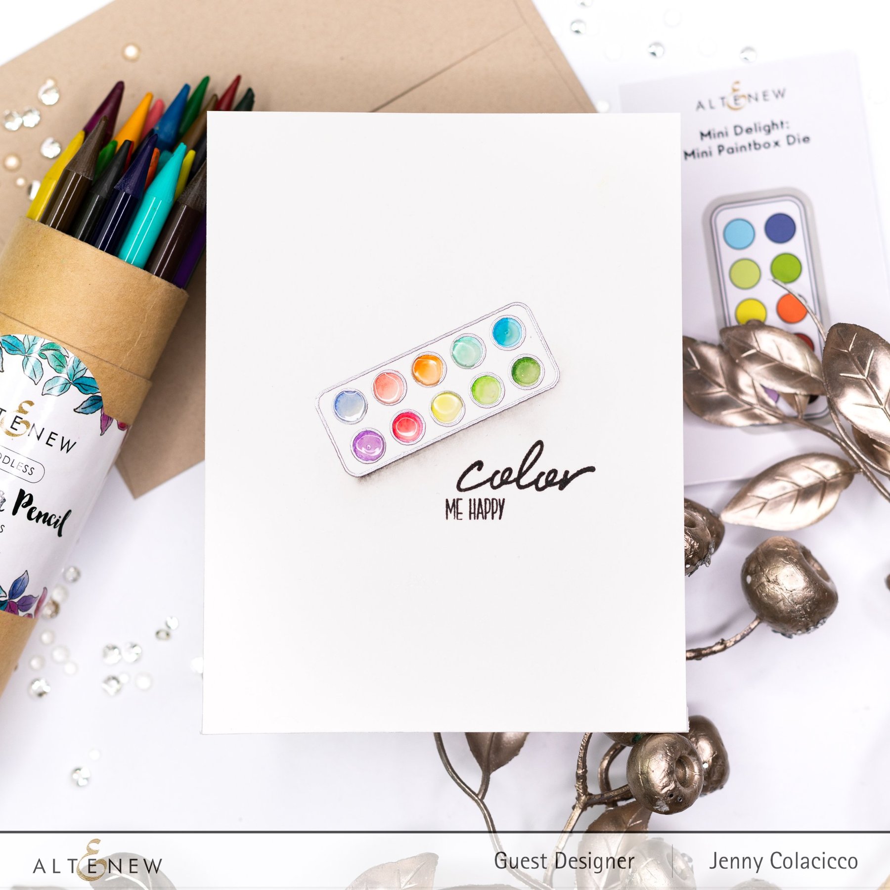 Mini Delight: Mini Paintbox incl. Stanze