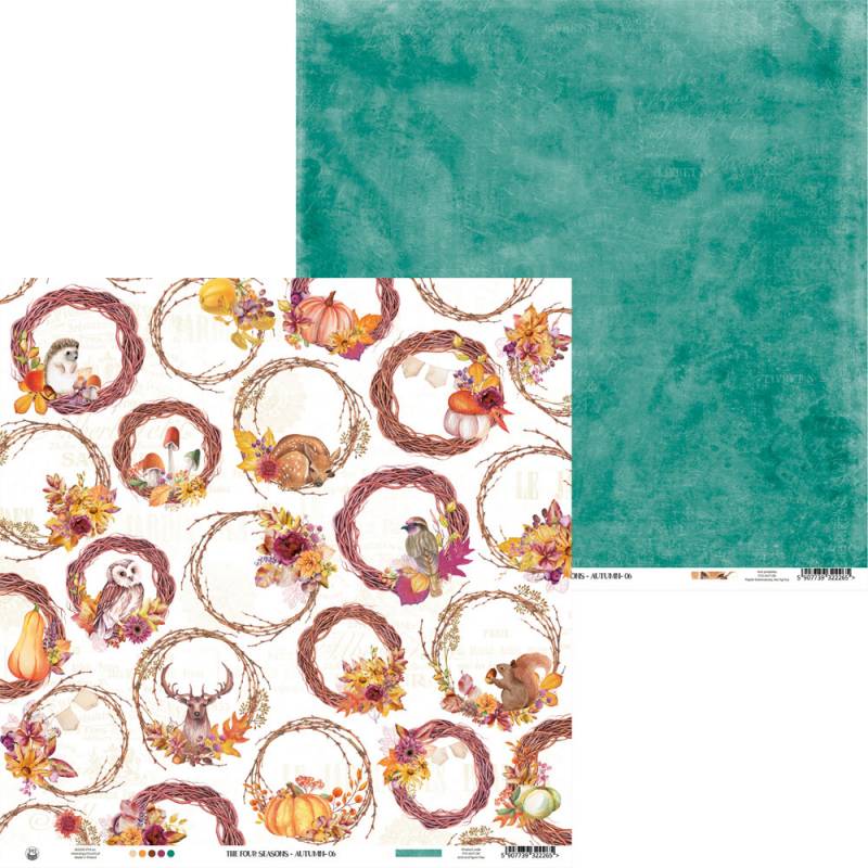 Paper 06 - 12"x12" - The Four Seasons - Autumn