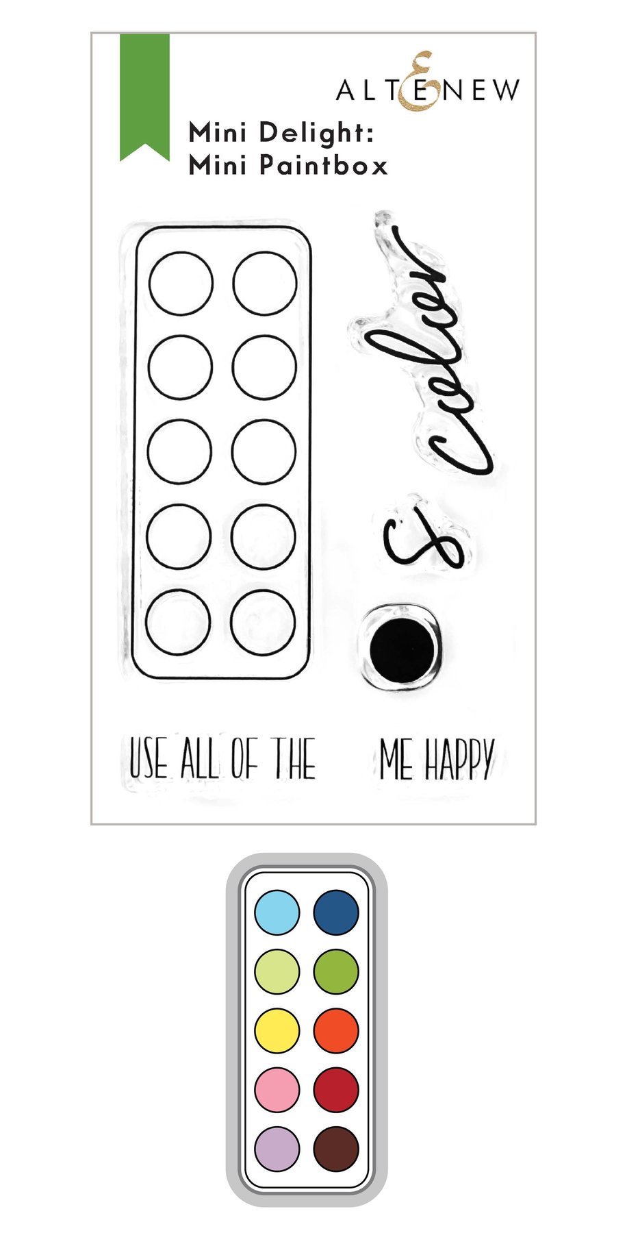 Mini Delight: Mini Paintbox incl. Stanze