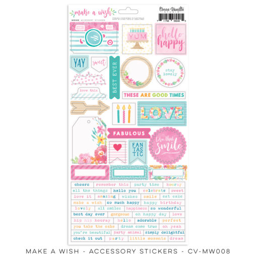 Accessory Stickers - Make a Wish Accessory Stickers - Make a Wish