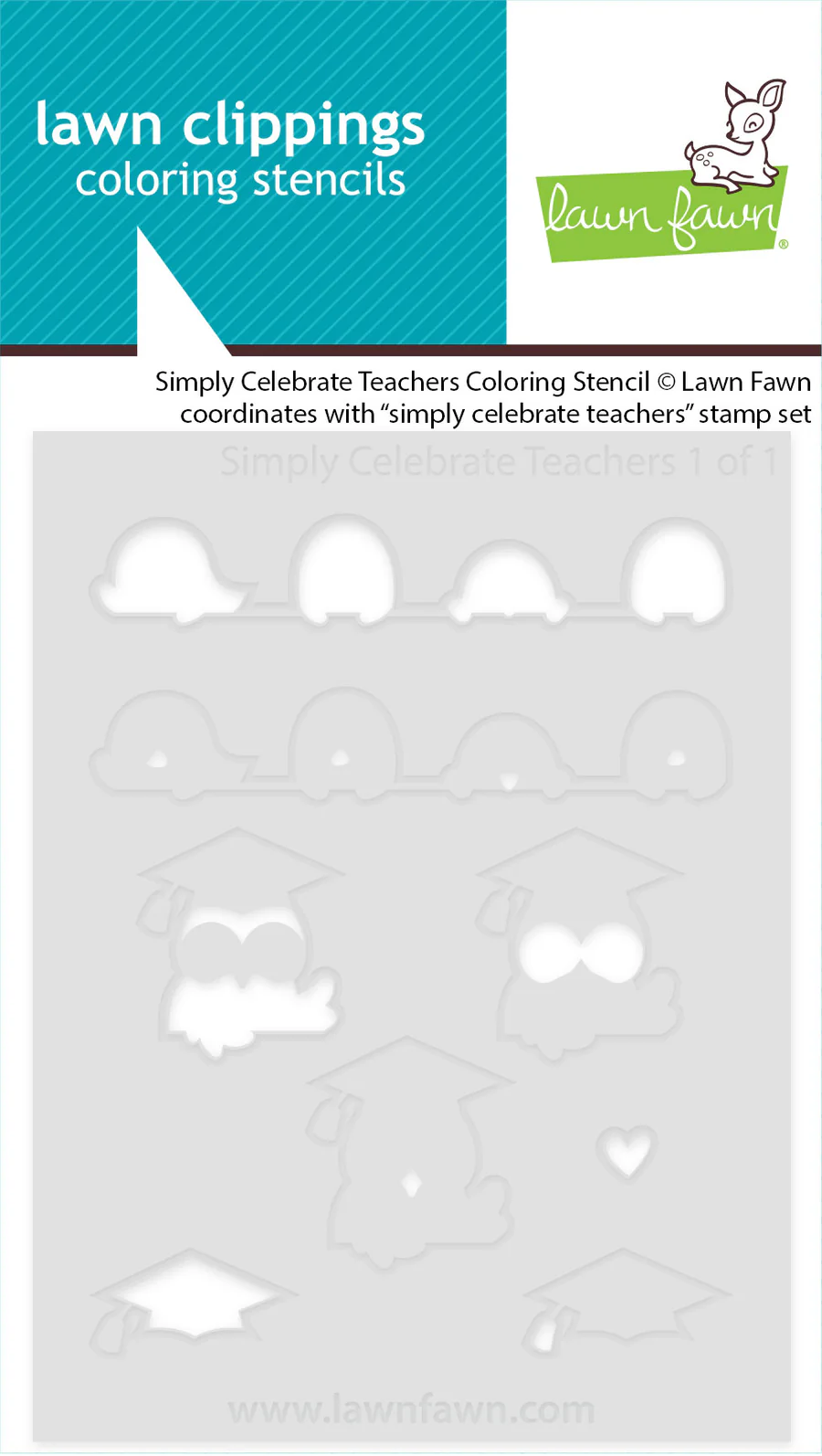 Simply Celebrate Teachers - Coloring Stencil