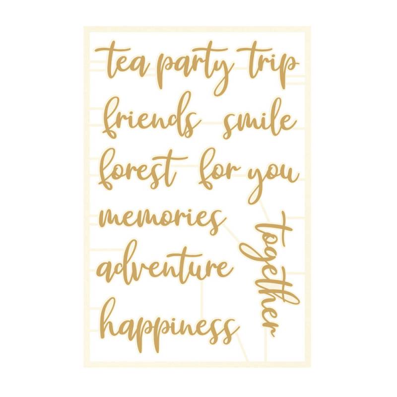 06 - Light Chipboard Embelishments - Forest Tea Party 06 - Light Chipboard Embelishments - Forest Tea Party