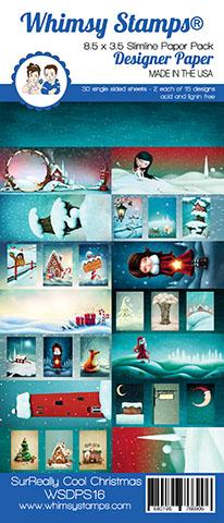 SurReally Cool Christmas 5 - Slimline Paper Pack