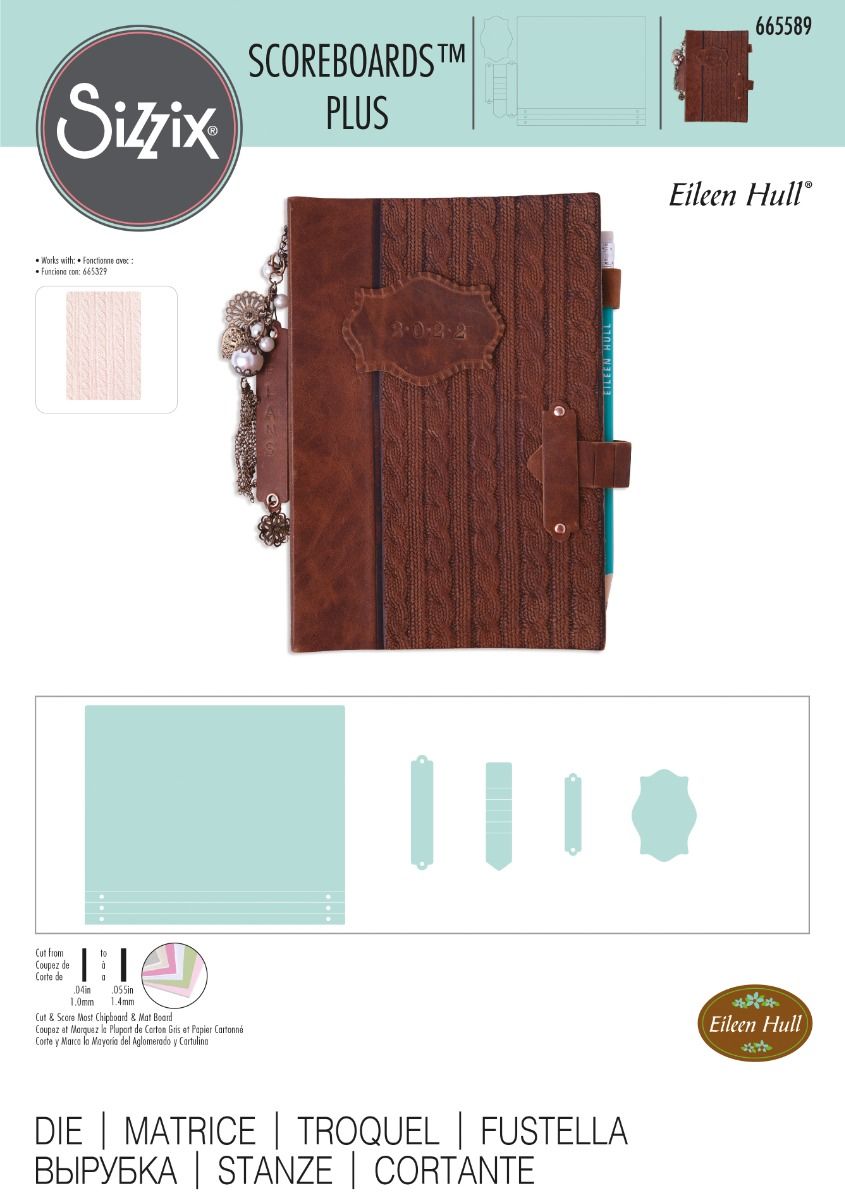 ScoreBoards Plus Die - Full Size Journal by Eileen Hull - Sizzix