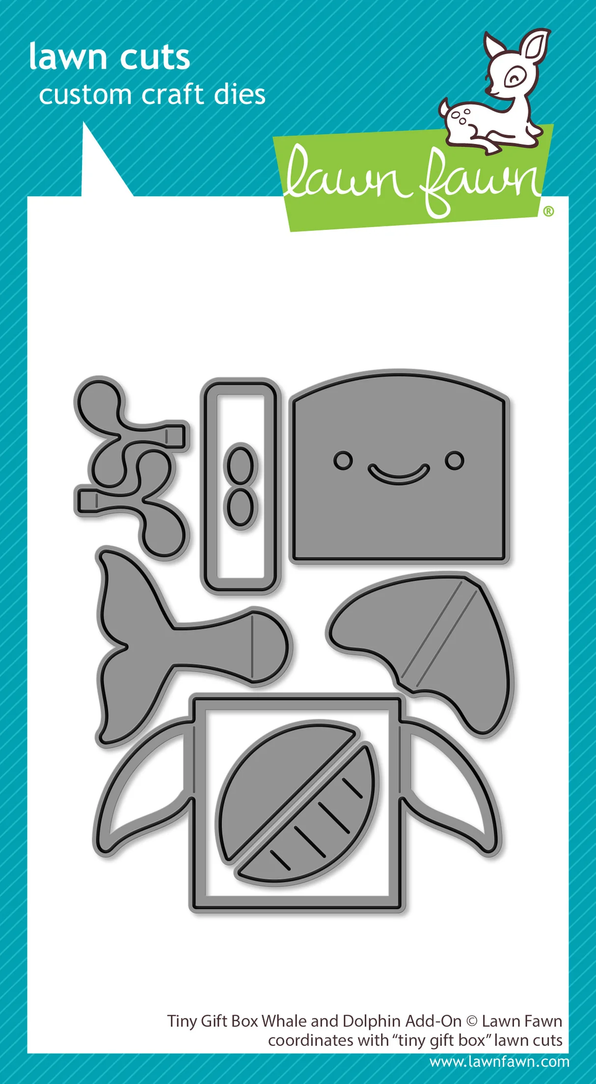 Tiny Gift Box Whale And Dolphin Add-On - Lawn Cuts Kopie Tiny Gift Box Whale And Dolphin Add-On - Lawn Cuts Kopie