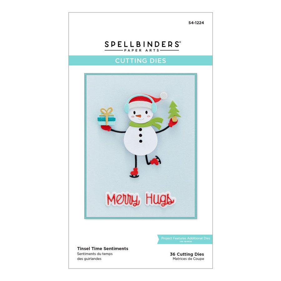 Tinsel Time Sentiments - Dies Tinsel Time Sentiments - Dies