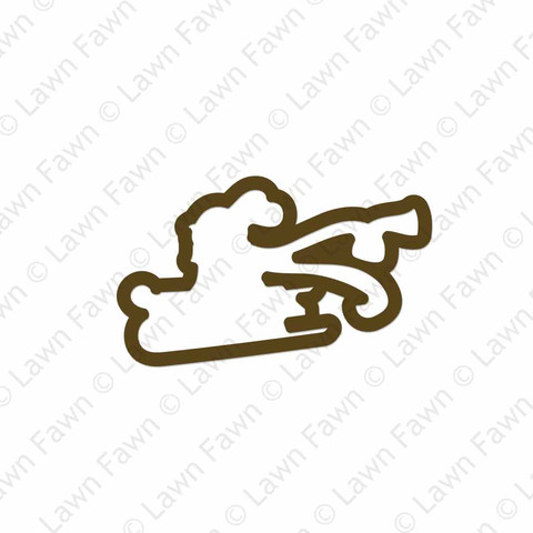 Winter Bunny - lawn cuts