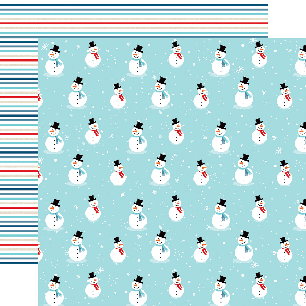 Build A Snowman - Celebrate Winter - Echo Park Build A Snowman - Celebrate Winter - Echo Park