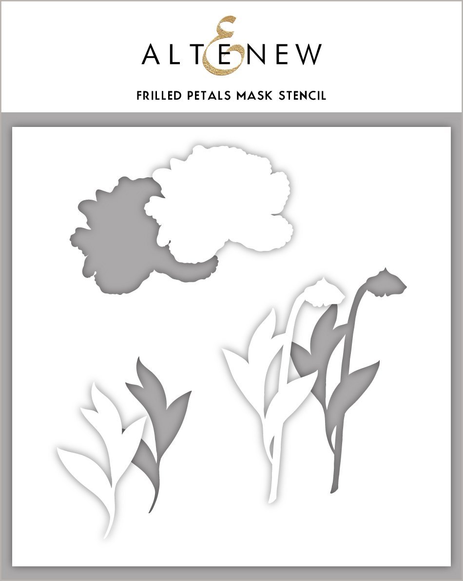 Frilled Petals Mask - Stencil Frilled Petals Mask - Stencil