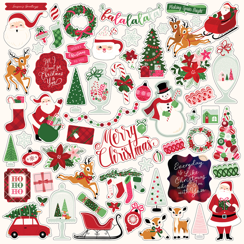 Santa's Workshop Element Sticker - Carta Bella