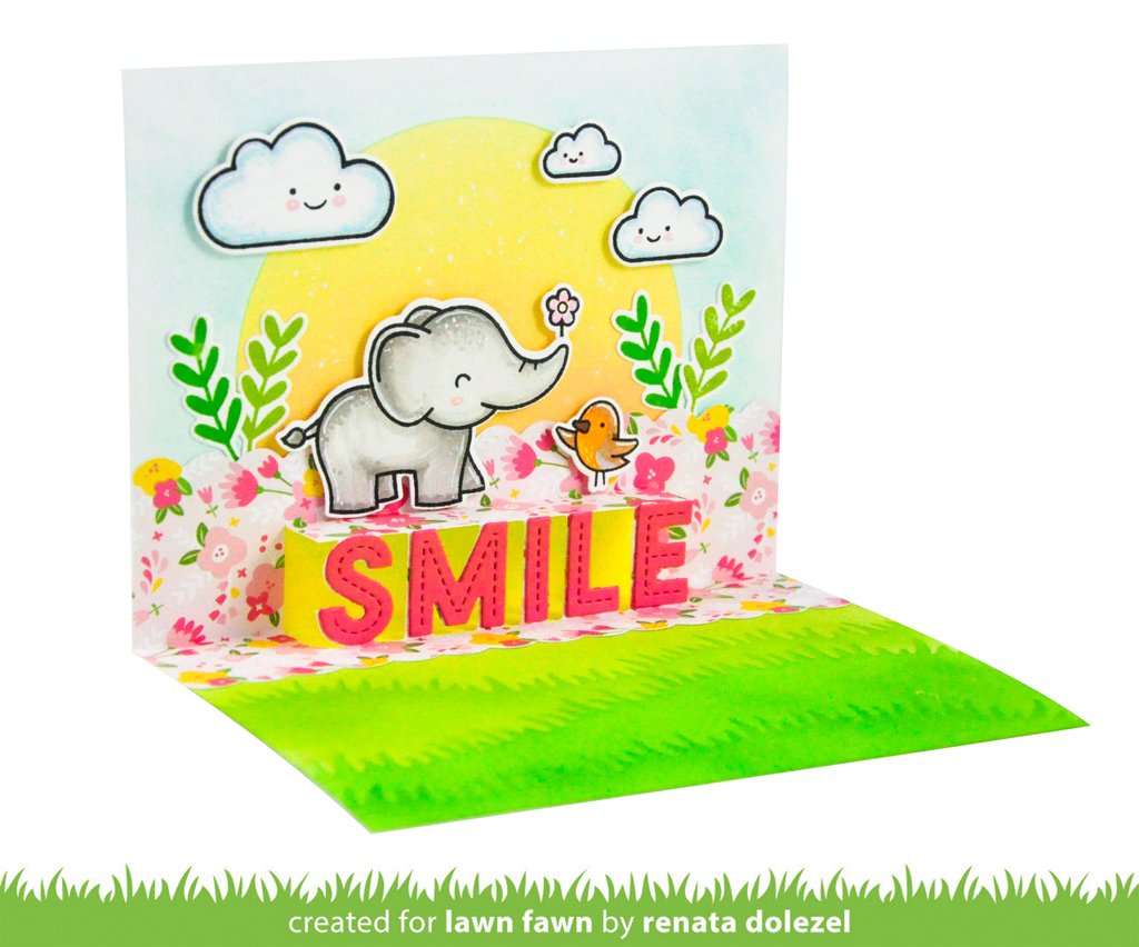 Pop-Up Smile - Lawn Cuts