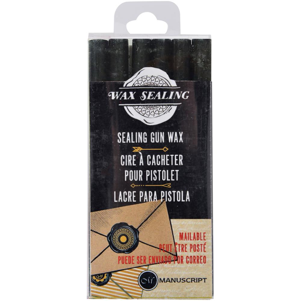 Sealing Wax Gun Sticks 6/Pkg - Black