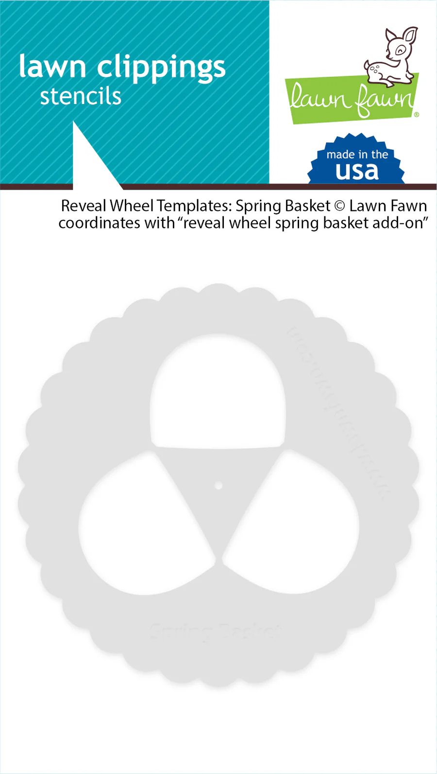 Spring Basket - Reveal Wheel Templates Spring Basket - Reveal Wheel Templates