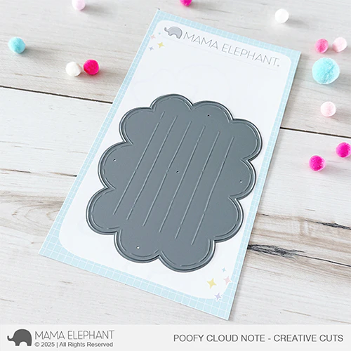 Poofy Cloud Note - Creative Cuts Poofy Cloud Note - Creative Cuts