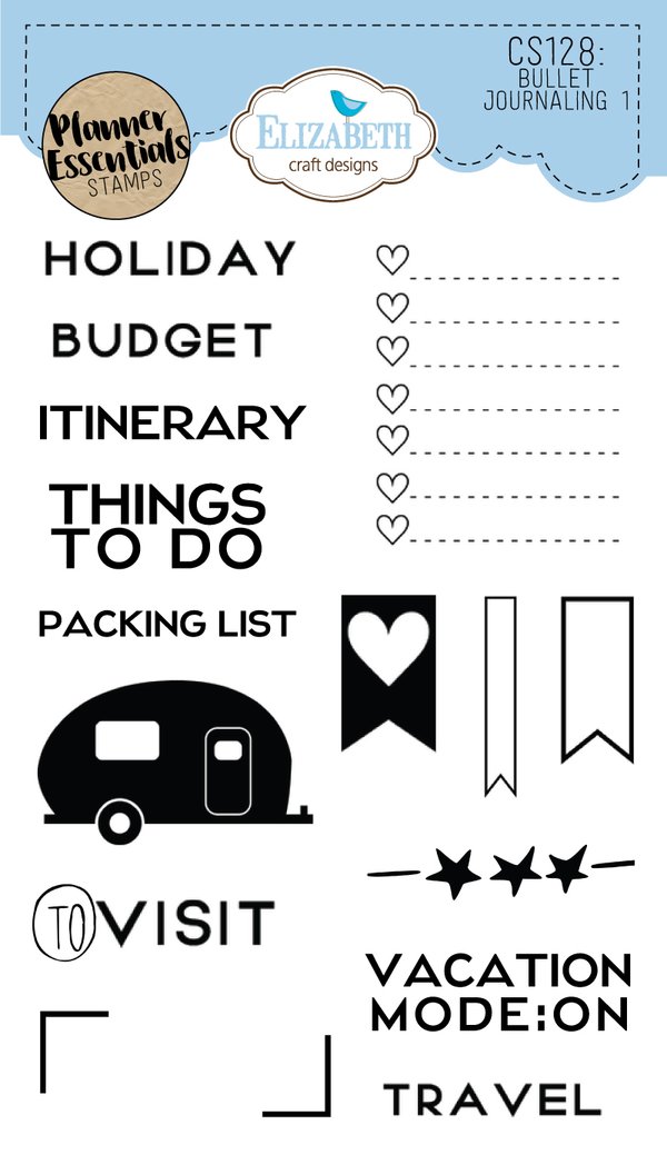 Bullet Journaling 1 - Clear Stamps Bullet Journaling 1 - Clear Stamps