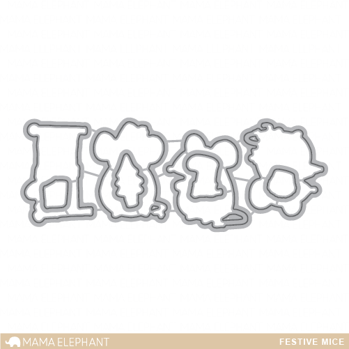 Festive Mice - Creative Cuts