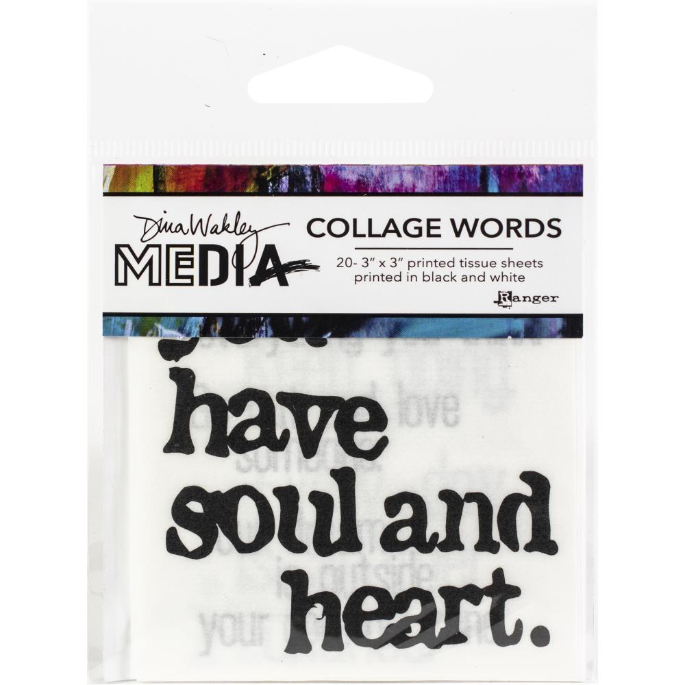 #2 - Dina Wakley Media Collage Tissue Paper