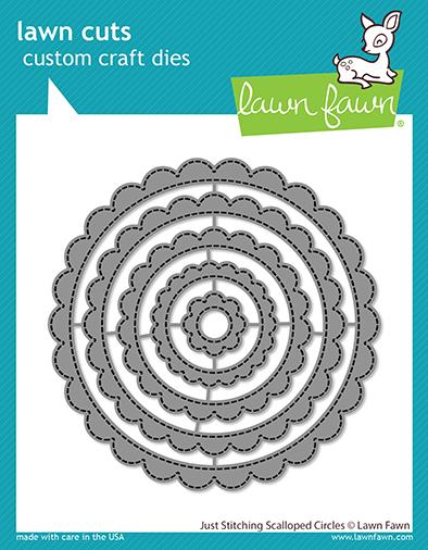 Just Stitching Scalloped Circles - Lawn Cuts Just Stitching Scalloped Circles - Lawn Cuts