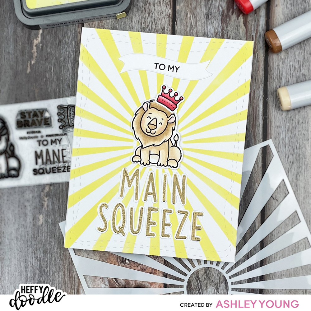 Simple Sunburst - Stencil Simple Sunburst - Stencil