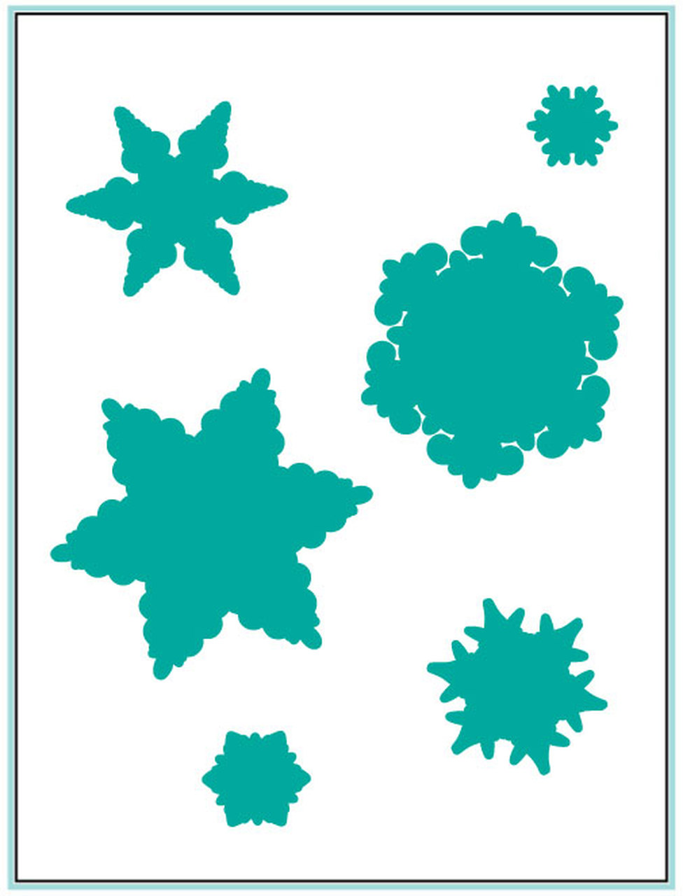 Sparkling Snowflakes - Dies