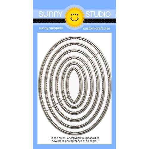 Stitched Oval - Dies Stitched Oval - Dies