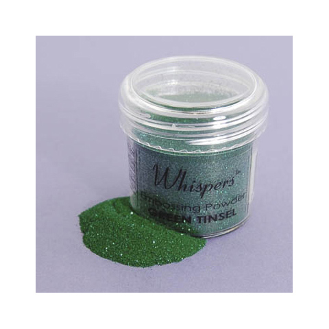 Tinsel Green - Embossing Powder Tinsel Green - Embossing Powder