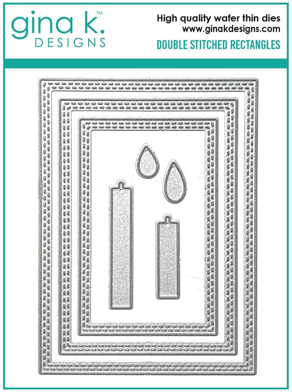 Double Stitched Rectangles - Dies
