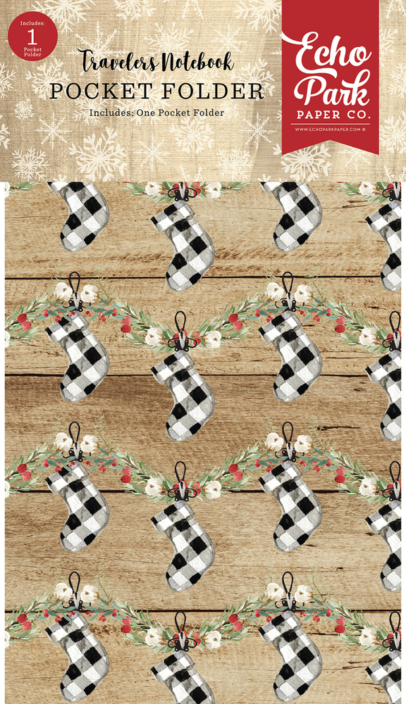 CBCH89071 - Christmas Travelers Notebok Insert - Lined CBCH89071 - Christmas Travelers Notebok Insert - Lined