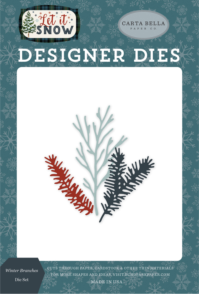 Winter Branches Die Set - Let it Snow - Carta Bella