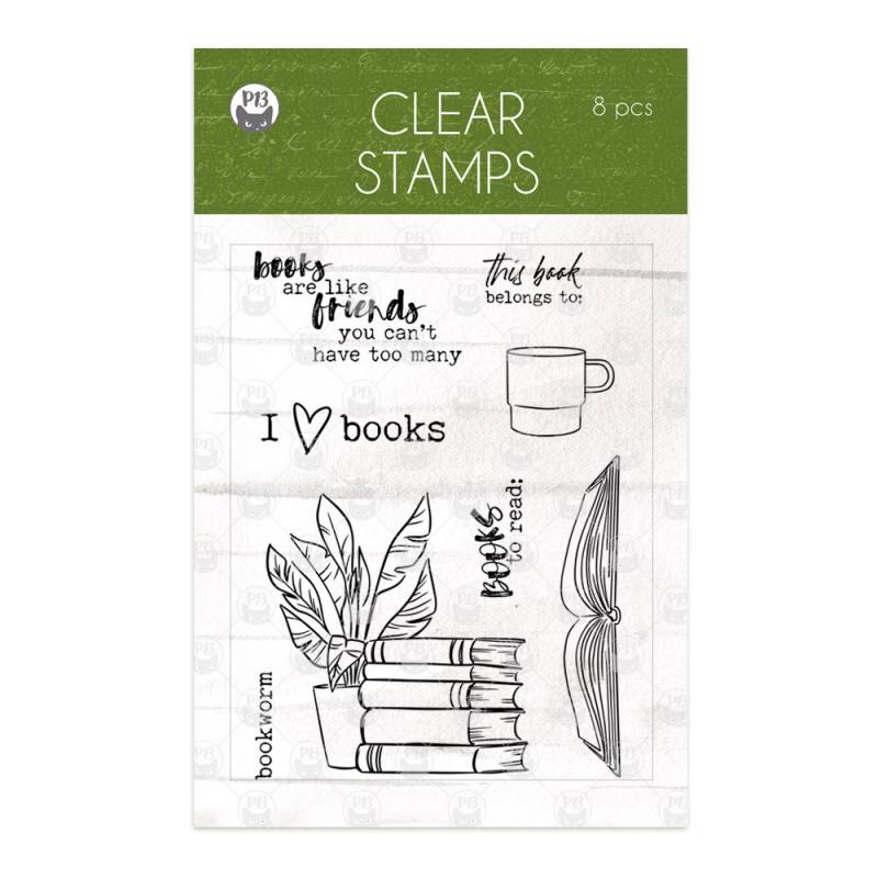 Clear Stamp Set - The Garden of Books