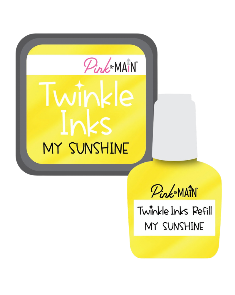 My Sunshine - Twinkle Ink Pad + Refill - Pink & Main My Sunshine - Twinkle Ink Pad + Refill - Pink & Main