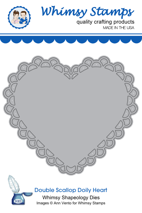 Double Scallop Doily Die - Heart Double Scallop Doily Die - Heart