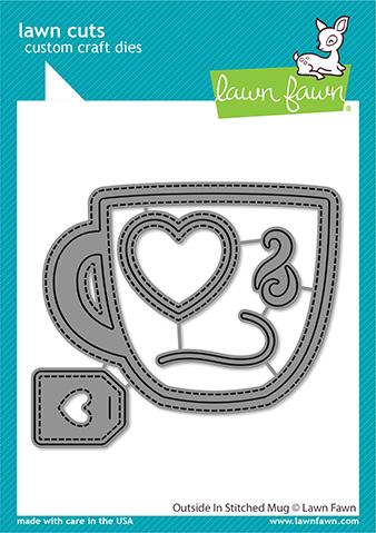 Outside in Stitched Mug- Lawn Cuts Outside in Stitched Mug- Lawn Cuts