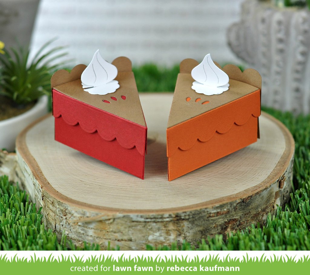 Cake Slice Box Pie Add-On - Lawn Cuts